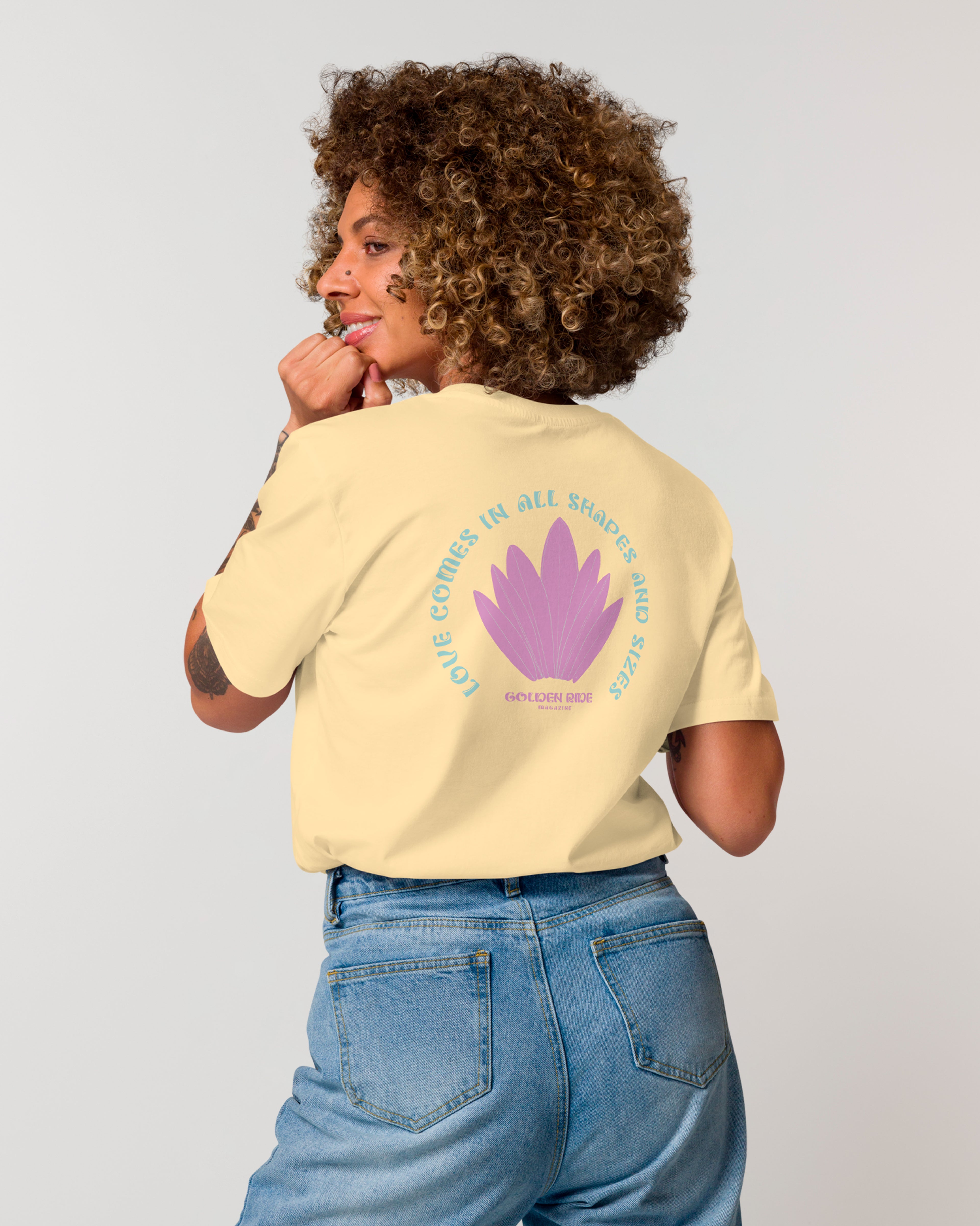 T-Shirt "New Shapes of Love" Butter