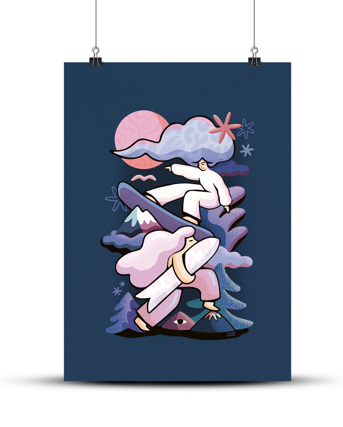 A3 Print “Winter-Surf"