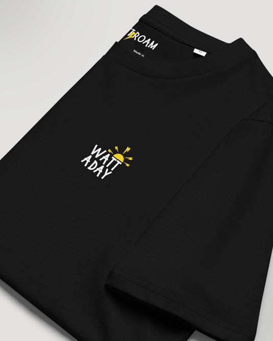 T-Shirt "Watt A Day" Black