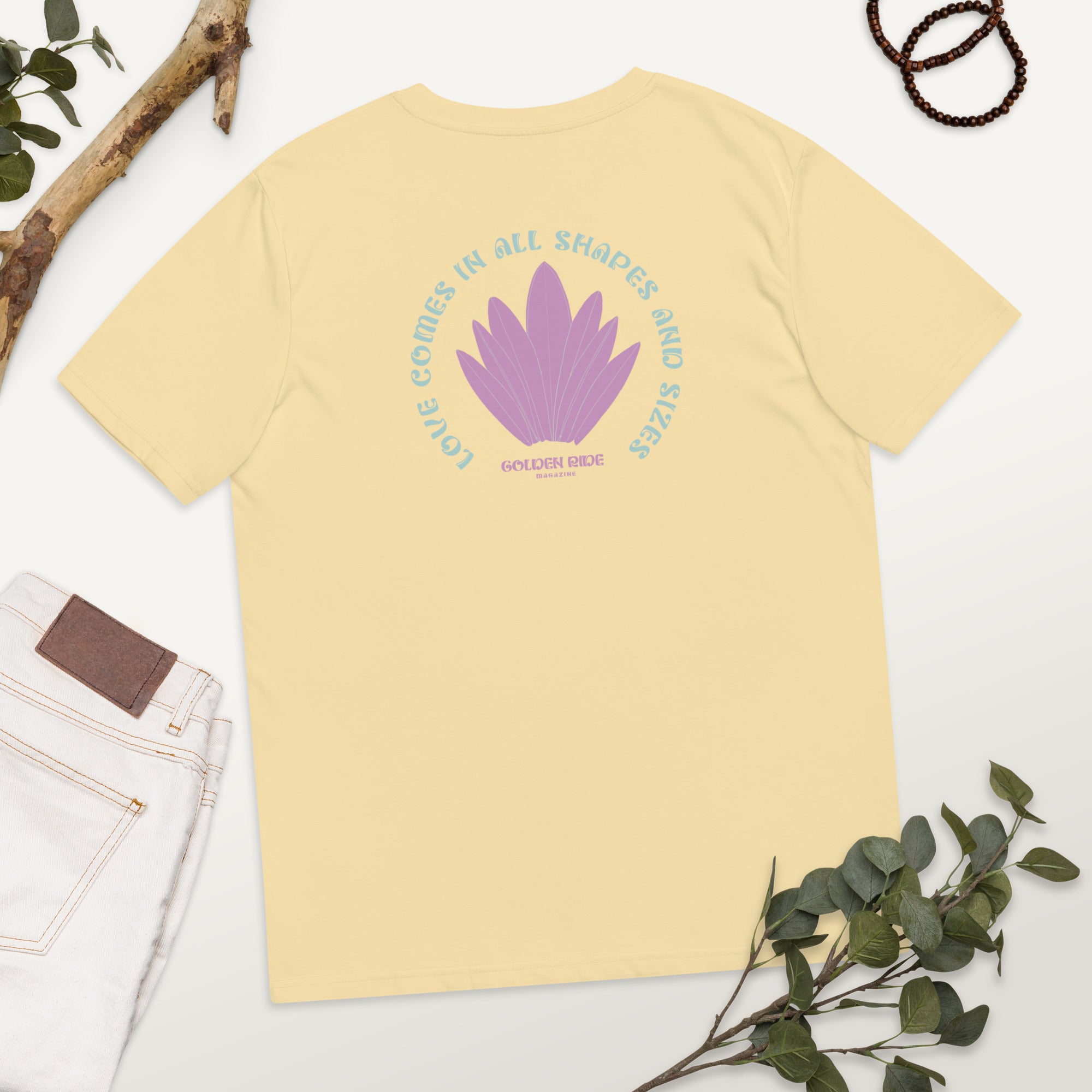 T-Shirt "New Shapes of Love" Butter