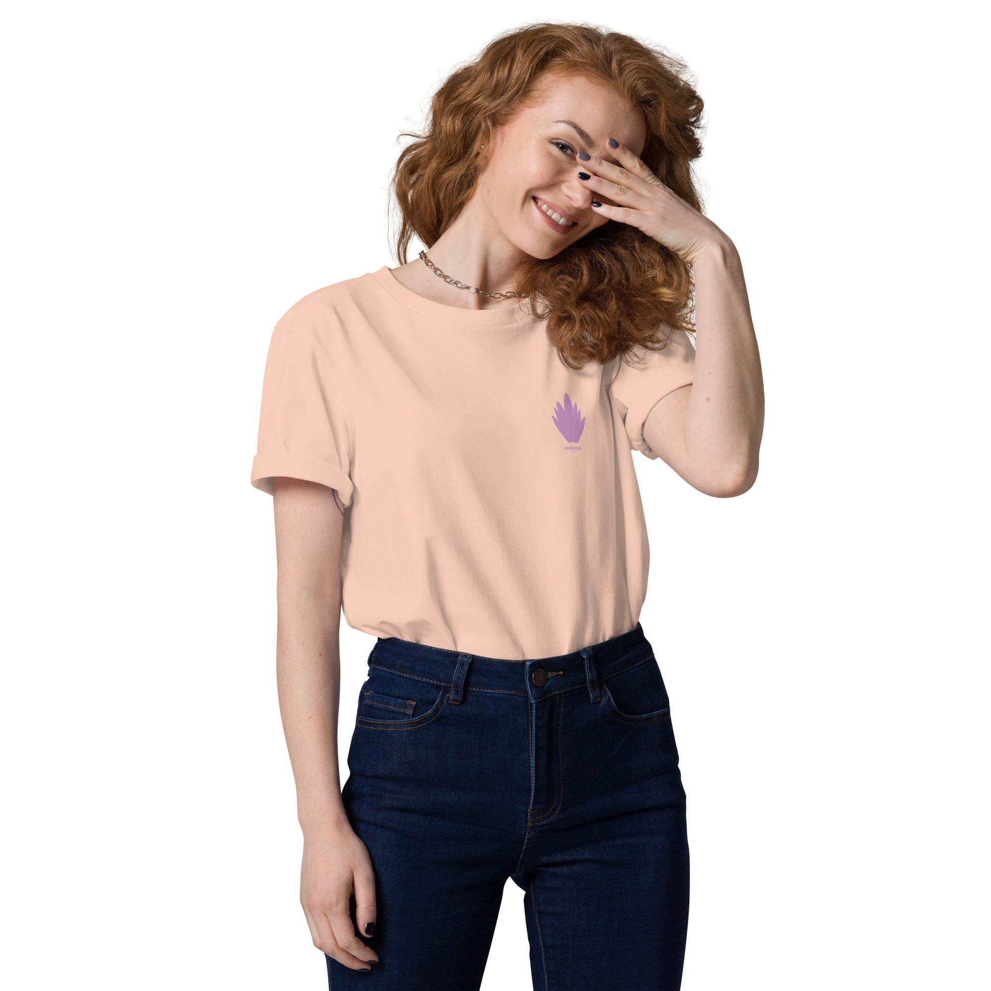 T-Shirt "New Shapes of Love" Peach