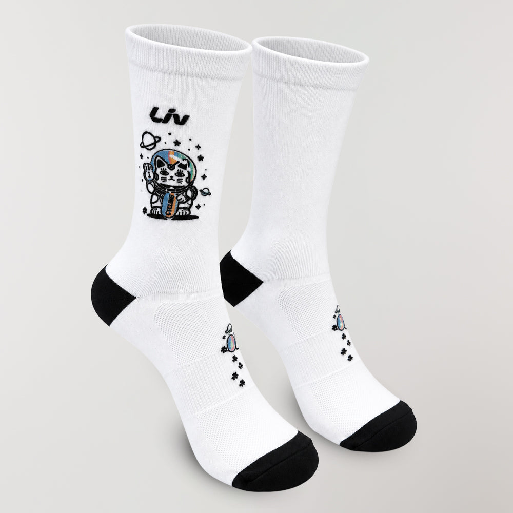 Cosmic Lucky Cat Limited Edition Cycling Socks