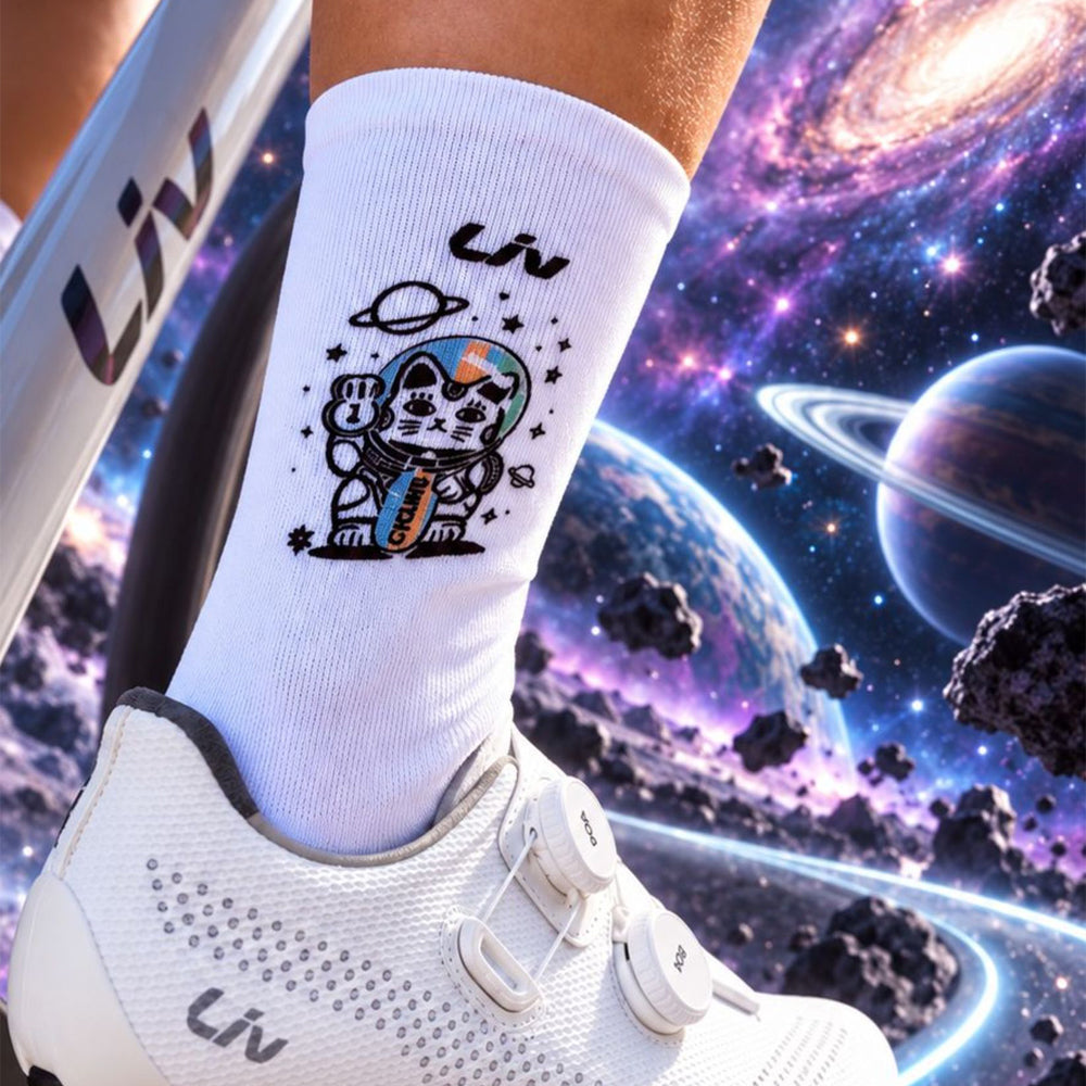 Cosmic Lucky Cat Limited Edition Cycling Socks