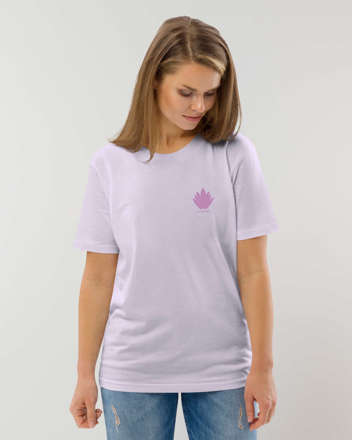 T-shirt &quot;New Shapes of Love&quot; Peach