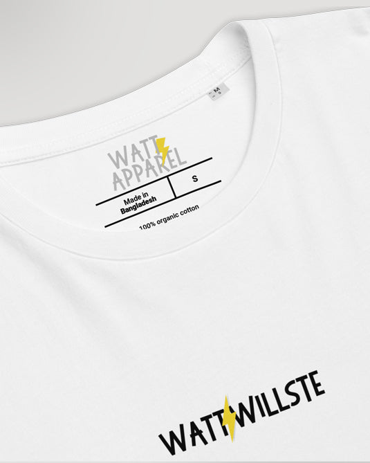 T-shirt "Watt Willste???" White
