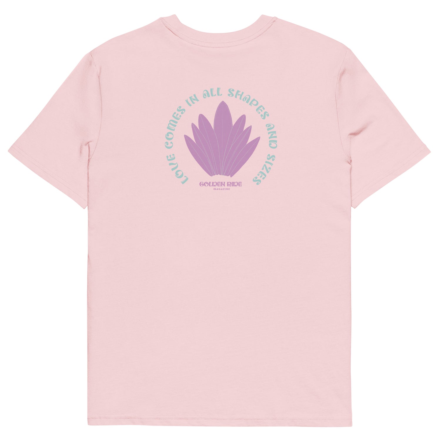 T-shirt &quot;New Shapes of Love&quot; Peach