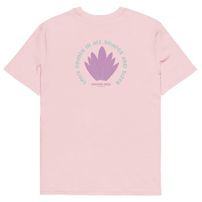 T-shirt &quot;New Shapes of Love&quot; Peach