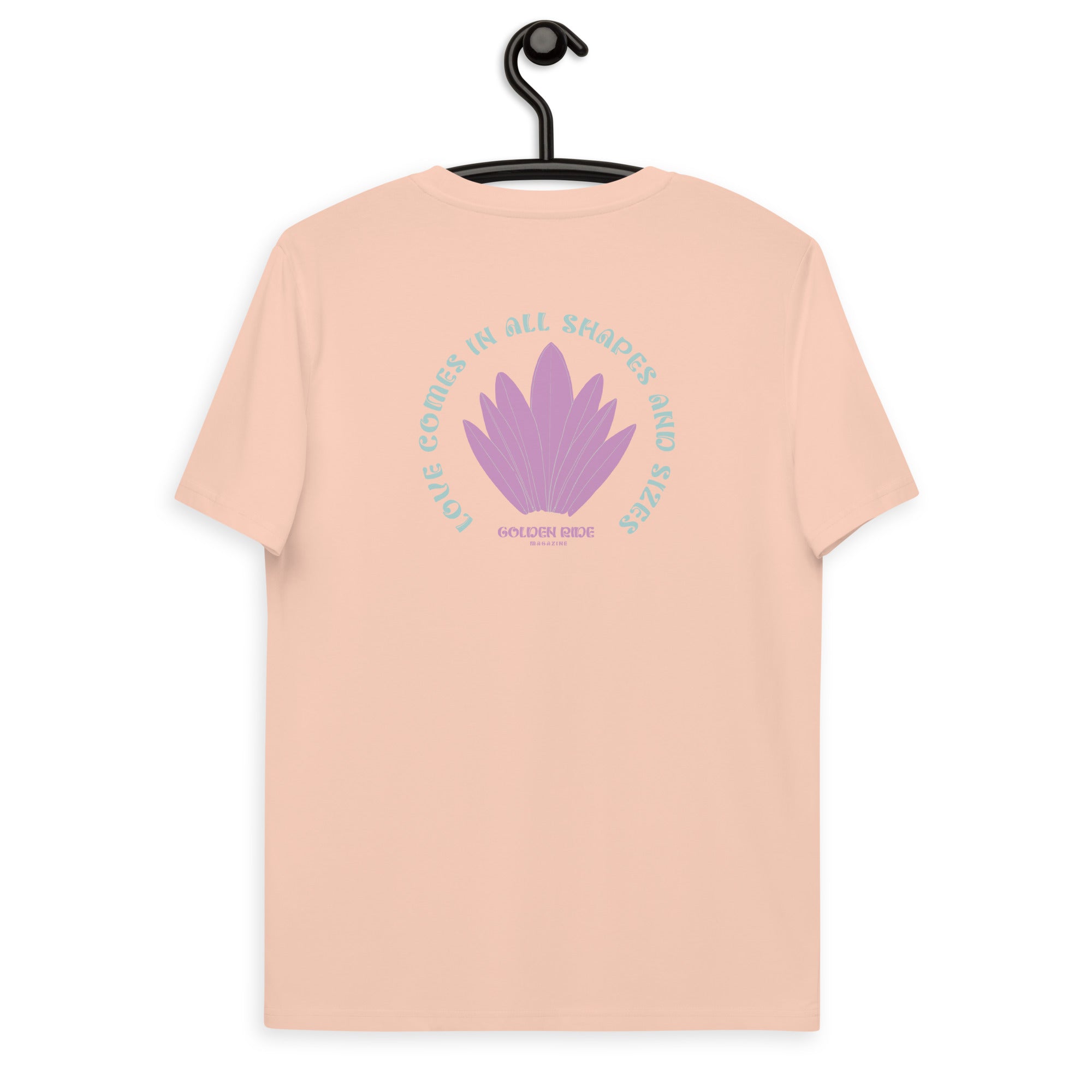 T-Shirt &quot;New Shapes of Love&quot; Peach