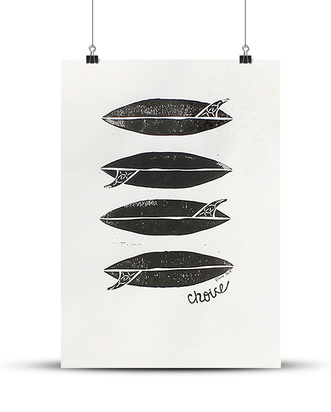 Surf-Art Print A3 “Fish”