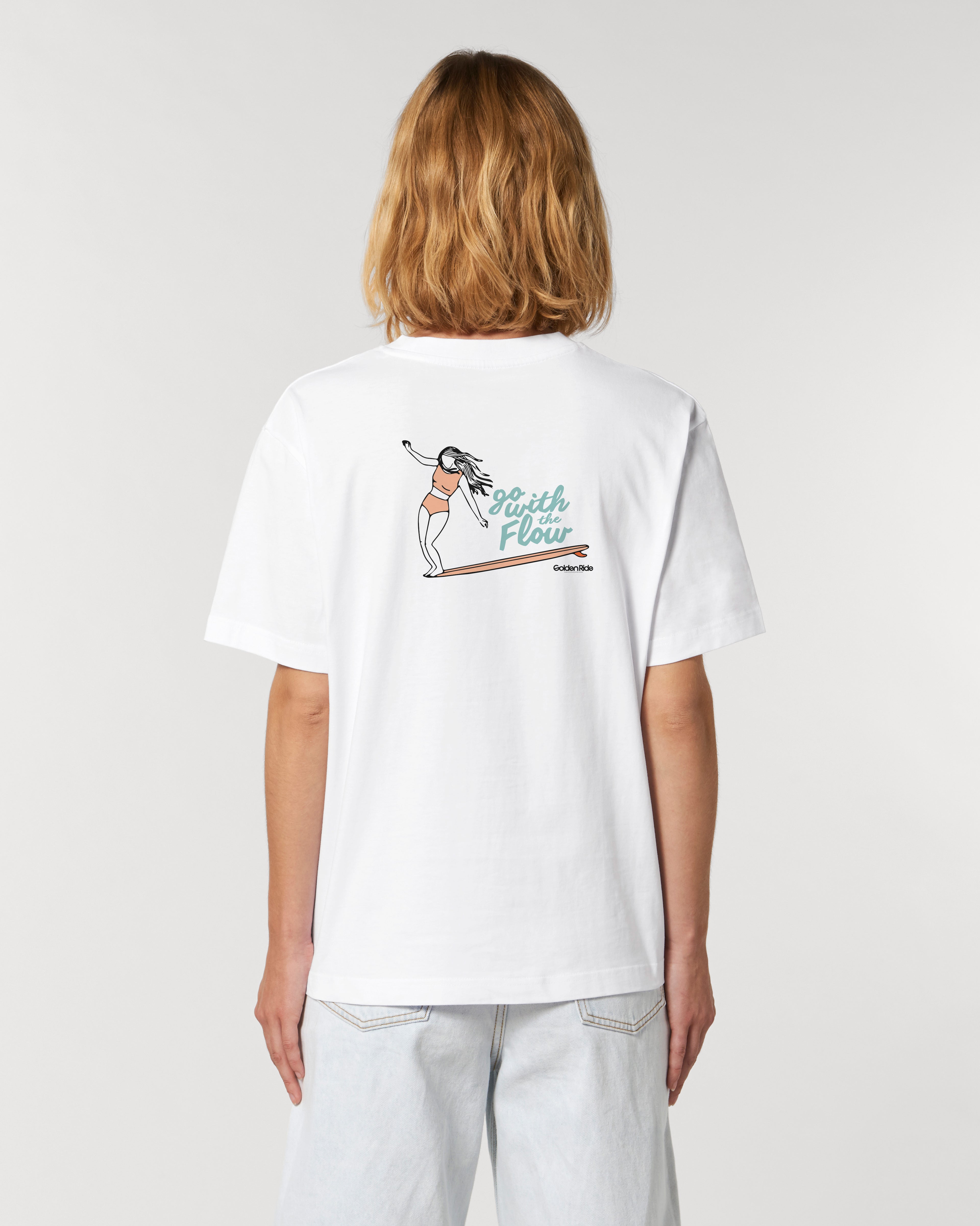 T-Shirt „Go with the Flow”